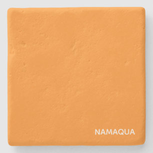 Oranje naam Namaqua Stenen Onderzetter