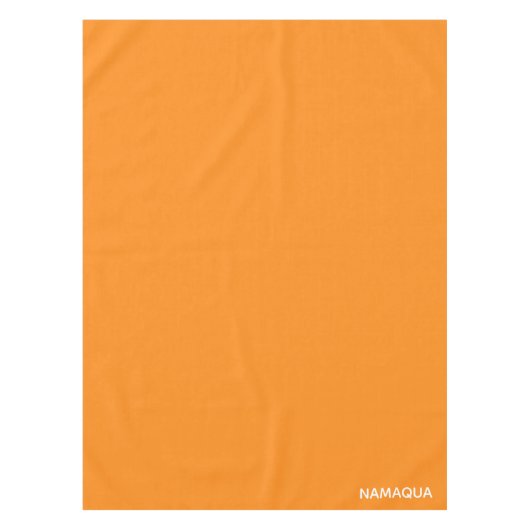 Oranje naam Namaqua Tafelkleed (Voorkant)