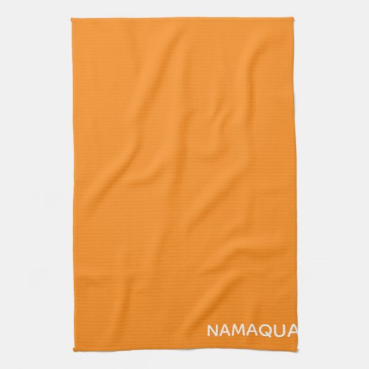 Oranje naam Namaqua Theedoek (Verticaal)
