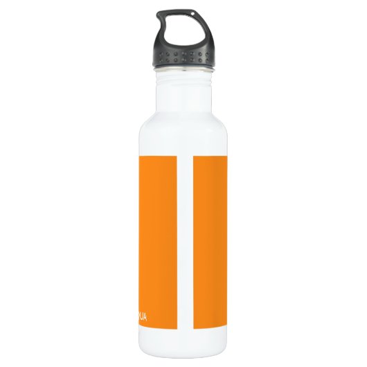 Oranje naam Namaqua Waterfles (Achterkant)