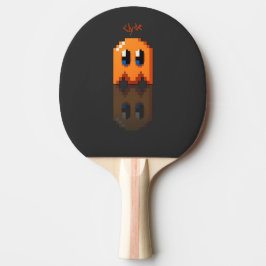 Oranje naam Perzische fanart PacMan zwart Tafeltennisbatje