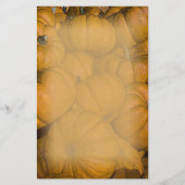 Oranje najaar pompoenen briefpapier (Voorkant)