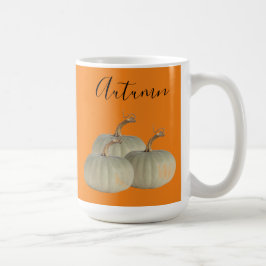 Oranje najaar Thanksgiving witte pompoenen Koffiemok