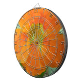 Oranje Nasturtium Flower Board Dartbord (Voorkant Rechts)