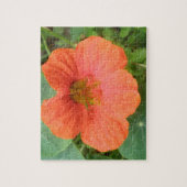 Oranje Nasturtiumventiel Puzzle Legpuzzel (Verticaal)