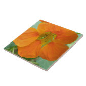 Oranje Nasturtiumventiel Tegeltje (Zijkant)
