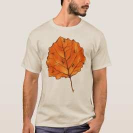 Oranje Natuur Lover in het najaar T-shirt