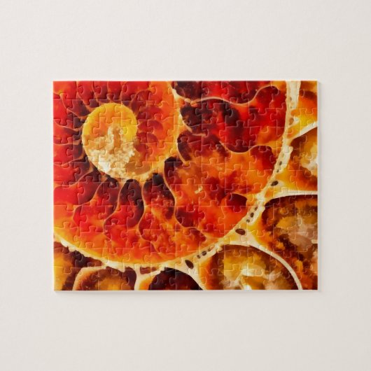 Oranje Nautilus Legpuzzel (Horizontaal)