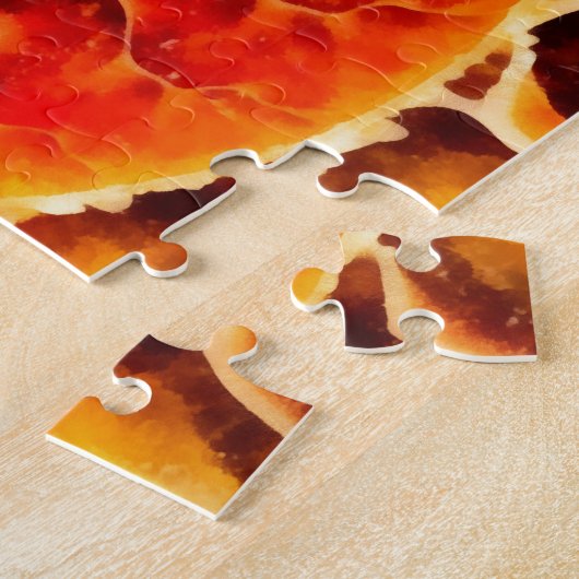 Oranje Nautilus Legpuzzel (Zijkant)