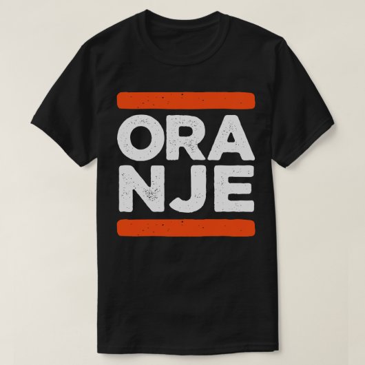 Oranje Nederland T-shirt (Design voorkant)
