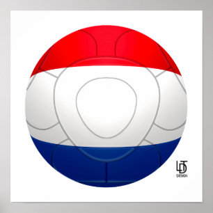 Oranje - Nederlands Football Poster