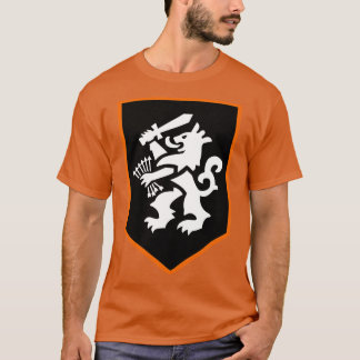 oranje Nederlands leeuwenembleem T-shirt