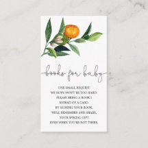 Oranje neutrale boeken van citrussoorten voor Baby