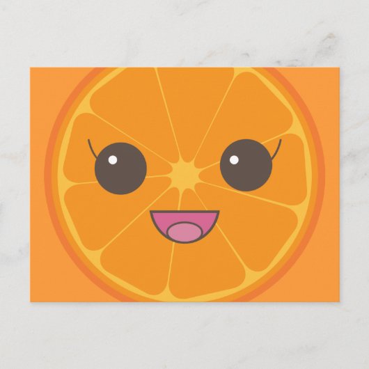 Oranje niet banaan briefkaart (Voorkant)