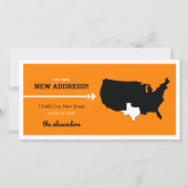 Oranje nieuwe staat, nieuw adres! Texas verplaatse (Voorkant)