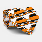 Oranje Nissan 240z T shirt Stropdas (Opgerold)
