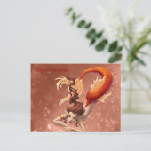 Oranje Nix Briefkaart (Staand voorkant)