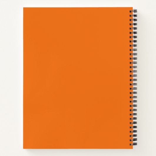 Oranje Notitieboek (Achterkant)
