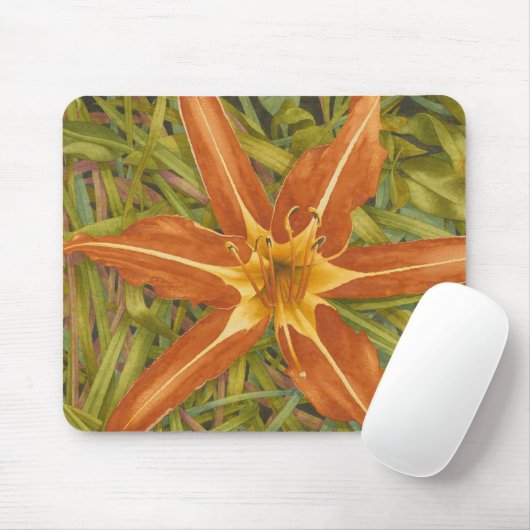 Oranje Nova mousepad Muismat (Met muis)