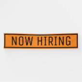 Oranje nu het Huren van gebanner Spandoek (Horizontaal)