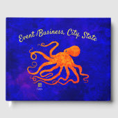 Oranje Octopus - Gastenboek (Voorkant)