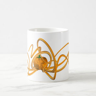 Oranje octopus koffiemok
