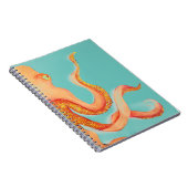 oranje octopus notitieboek (Rechterzijde)