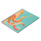 oranje octopus notitieboek (Linkerzijde)