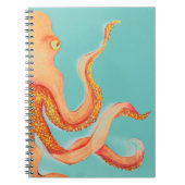 oranje octopus notitieboek (Voorkant)