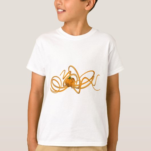 Oranje Octopus T-shirt (Voorkant)