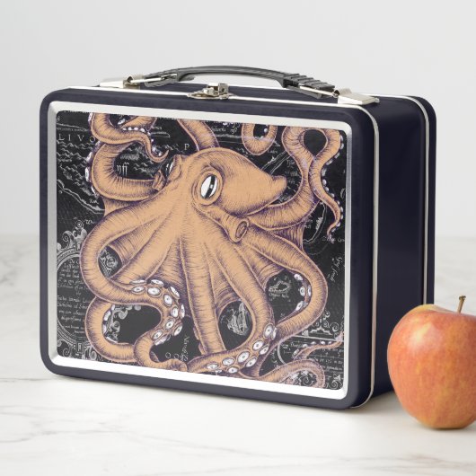 Oranje octopus Tentacles inkt (In situ)