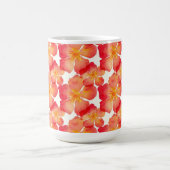 Oranje Oleander Floral Pattern Koffiemok (Center)