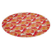 Oranje Oleander Floral Pattern Snijplank (Hoek)