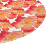 Oranje Oleander Floral Pattern Snijplank (Hoek)
