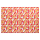 Oranje Oleander Floral Pattern Stof (Fat Quarter)