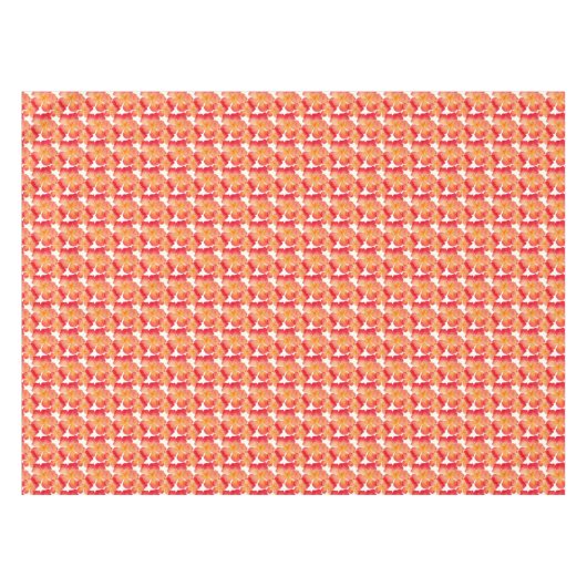 Oranje Oleander Floral Pattern Tafelkleed (Voorkant (Horizontaal))