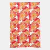 Oranje Oleander Floral Pattern Theedoek (Verticaal)