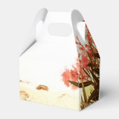 Oranje Oleander Flowers Foto Weddenschap Hartelijk Bedankdoosjes (Achterkant)