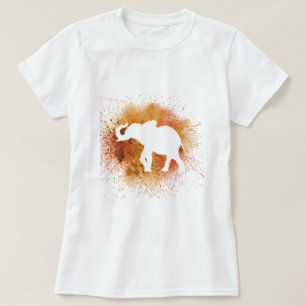 Oranje olifant t-shirt