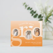 Oranje Ombre AFSTUDEERDER Budget Afstuderen Aankon (Staand voorkant)