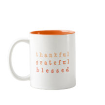 Oranje ombre dankbaar gezegend