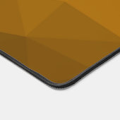 Oranje ombre gradiënt geometrisch mesh patroon bureaumat (Hoek)