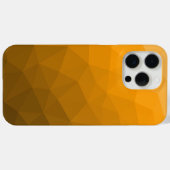 Oranje ombre gradiënt geometrisch mesh patroon Case-Mate iPhone case (Achterkant (horizontaal))