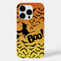 Oranje Ombre Halloween telefoonhoesje