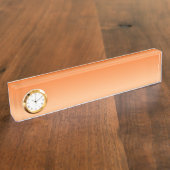 Oranje Ombre Naambordje (Zijkant)