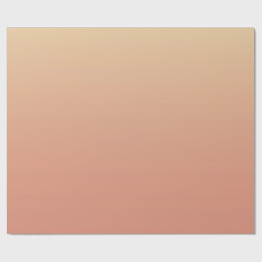 Oranje Ombre Pattern Cadeaupapier (Vlak)