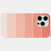 Oranje Ombré Stripes Case-Mate iPhone Case (Achterkant (horizontaal))