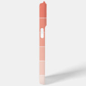 Oranje Ombré Stripes Case-Mate iPhone Case (Achterkant / Rechts)