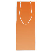 Oranje Ombre Wijn Cadeautas (Achterkant)