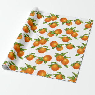 Oranje omlooppapier cadeaupapier